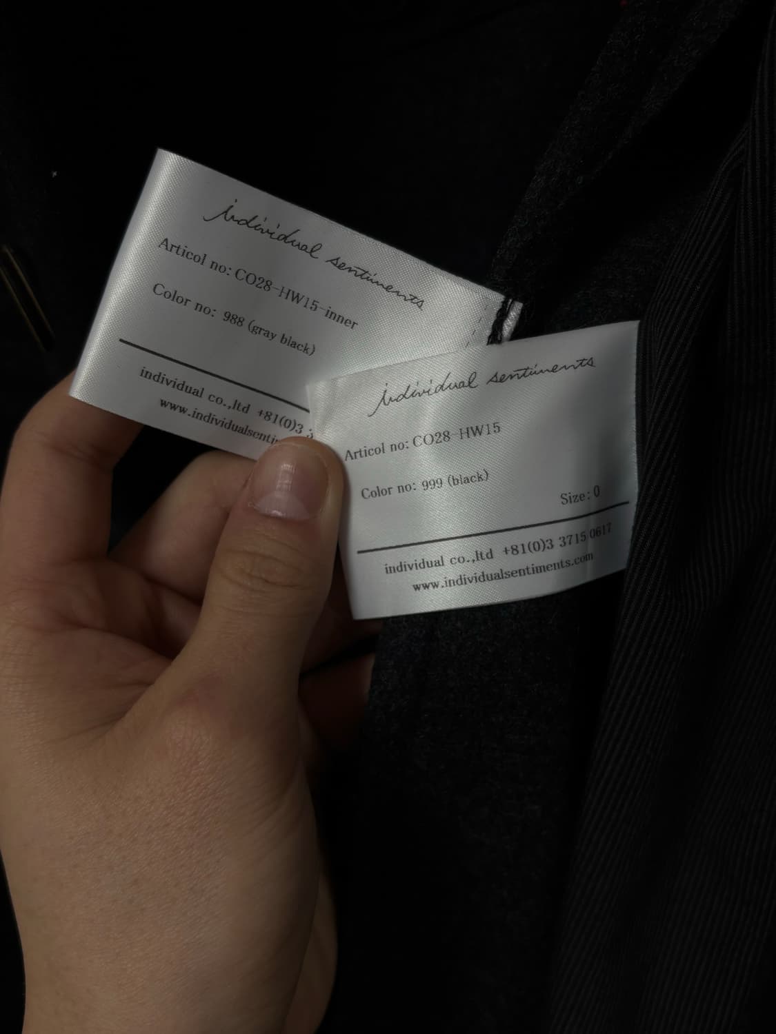 individual sentiments coat 상품이미지4