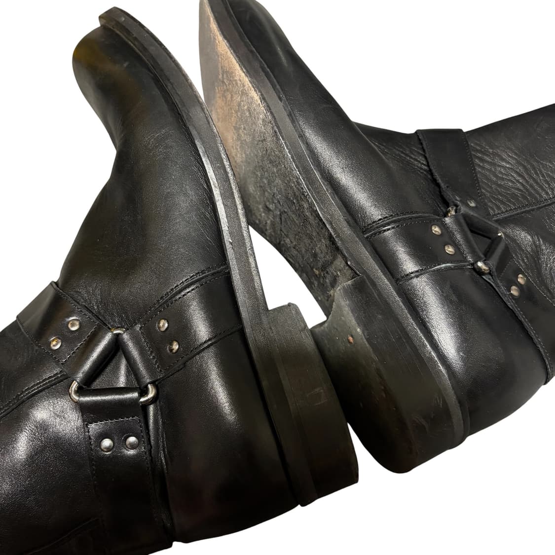 italy made 모터사이클 웨스턴 하네스 부츠 44 280-285 상품이미지7