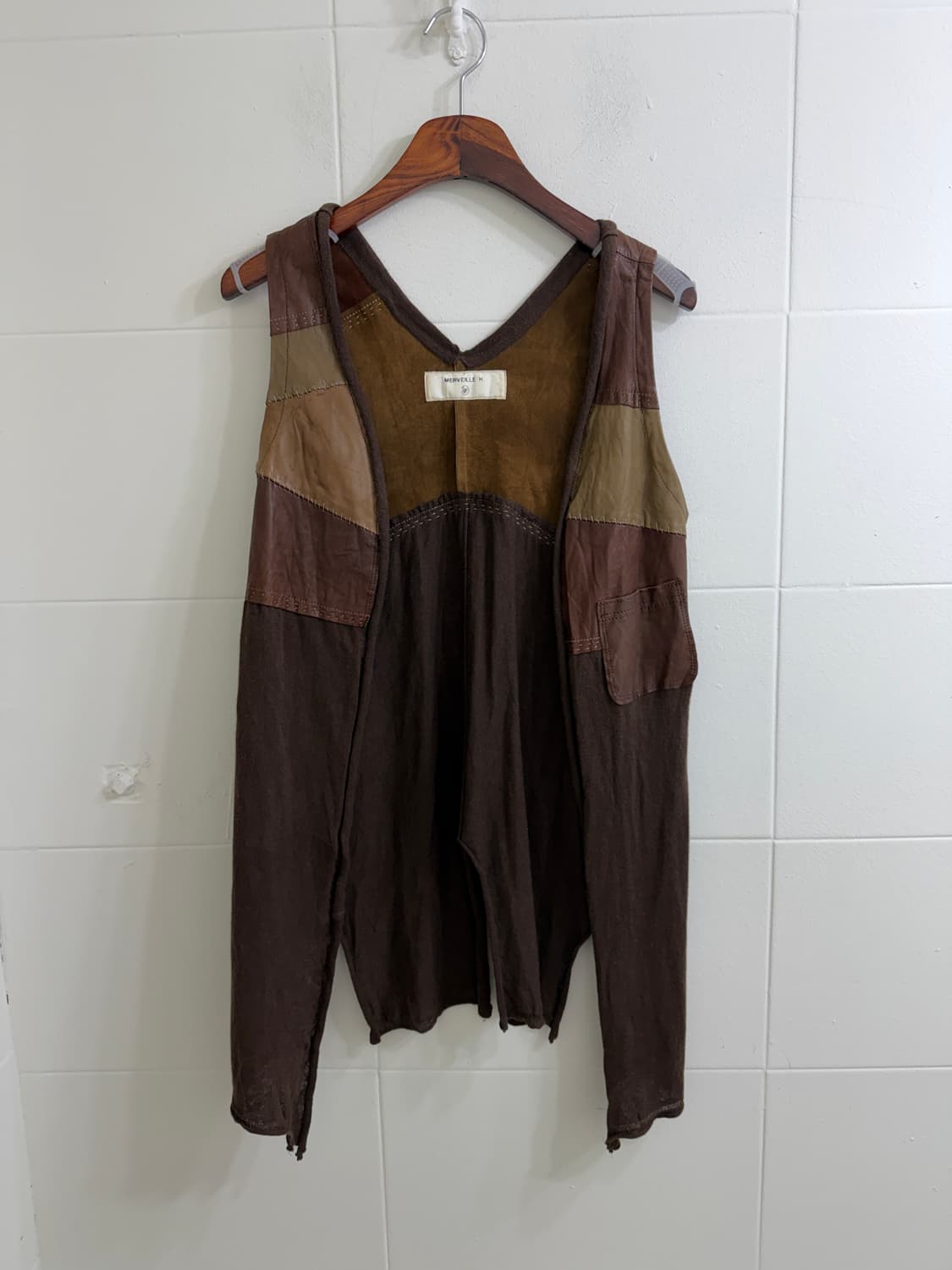 브라운 캐주얼 웨스턴 그런지 코디 세트 상품이미지5