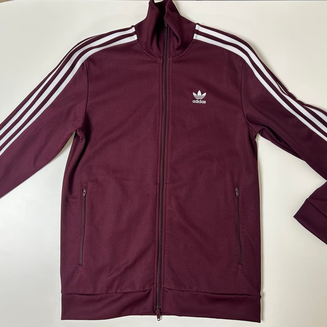 아디다스 베켄바우어 버건디 트랙탑 져지 상품이미지1