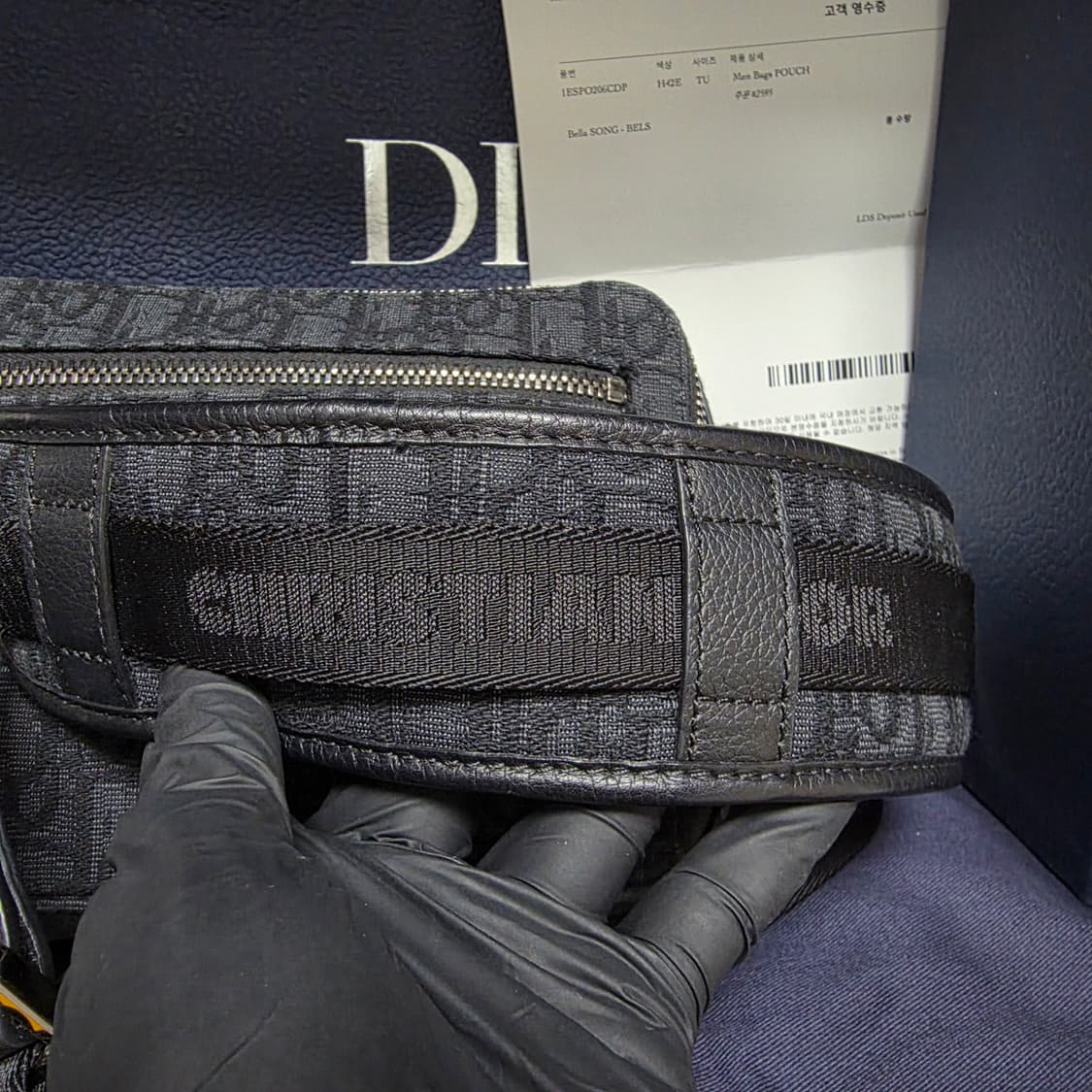 {클로젯}[풀구성/인보이스]디올 사파리 메신저백 블랙 상품이미지6