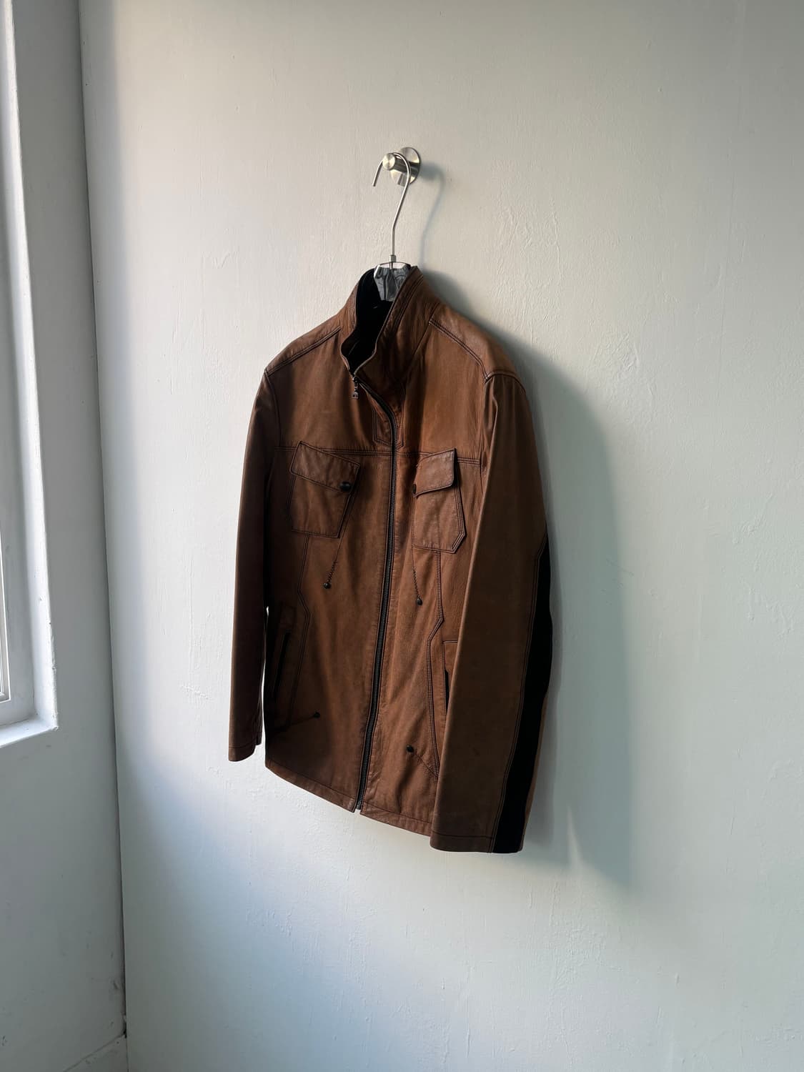 레더 바이커 자켓  상품이미지4