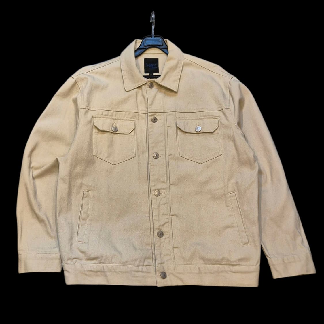 XL(착샷잇음) 베이지 면 트러커자켓  상품이미지1