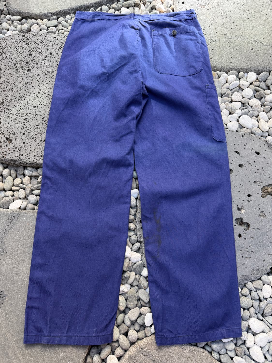 1970s NAVY BLUE PATCHWORK 패치워크 프렌치워크팬츠 상품이미지2