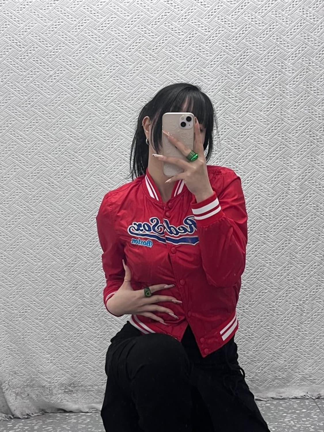 MLB 보스턴 레드삭스 레트로 바람막이 바시티자켓 90 C08282 상품이미지2