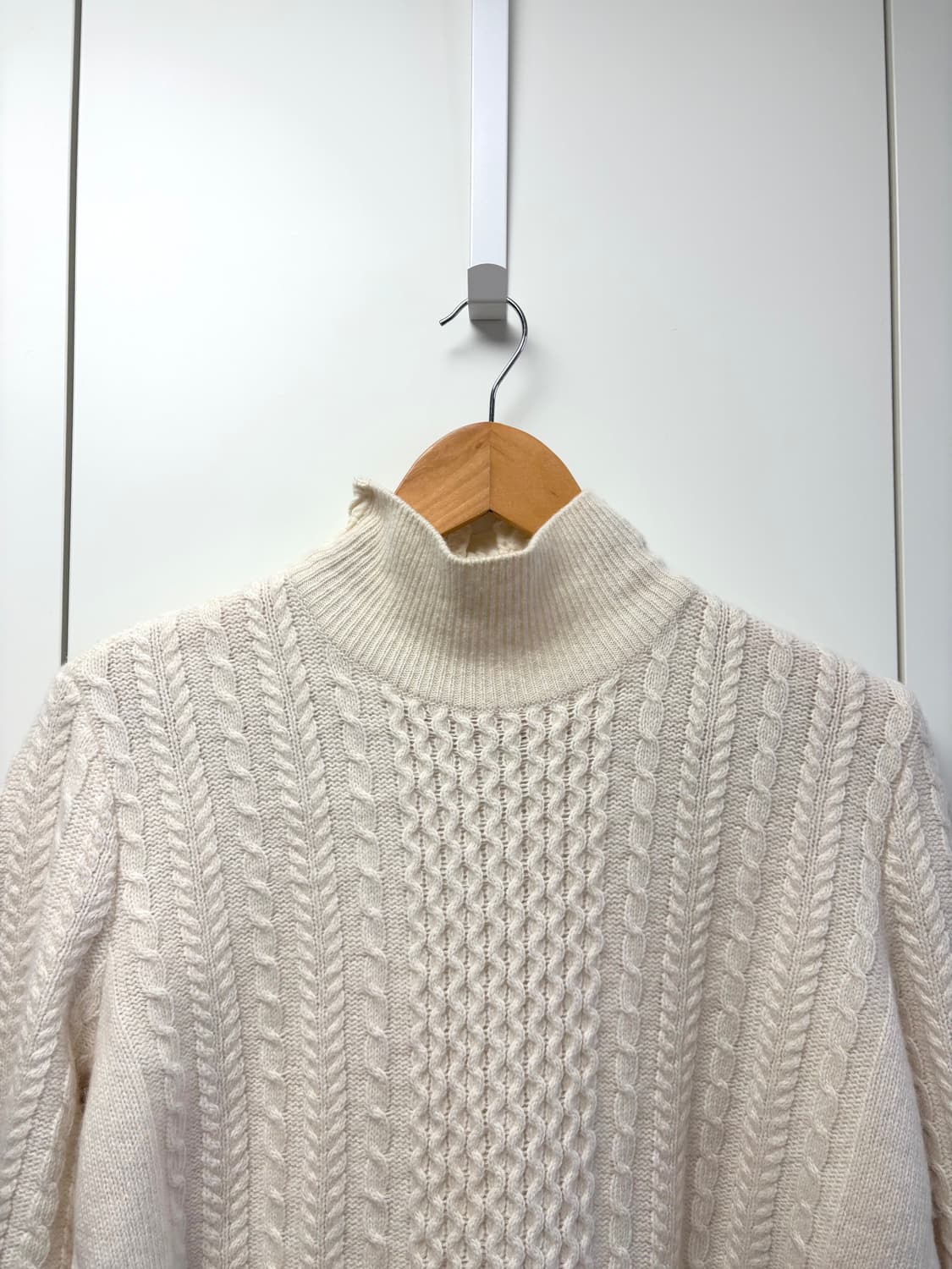 한섬 시스템 케이블 울 니트 상품이미지2