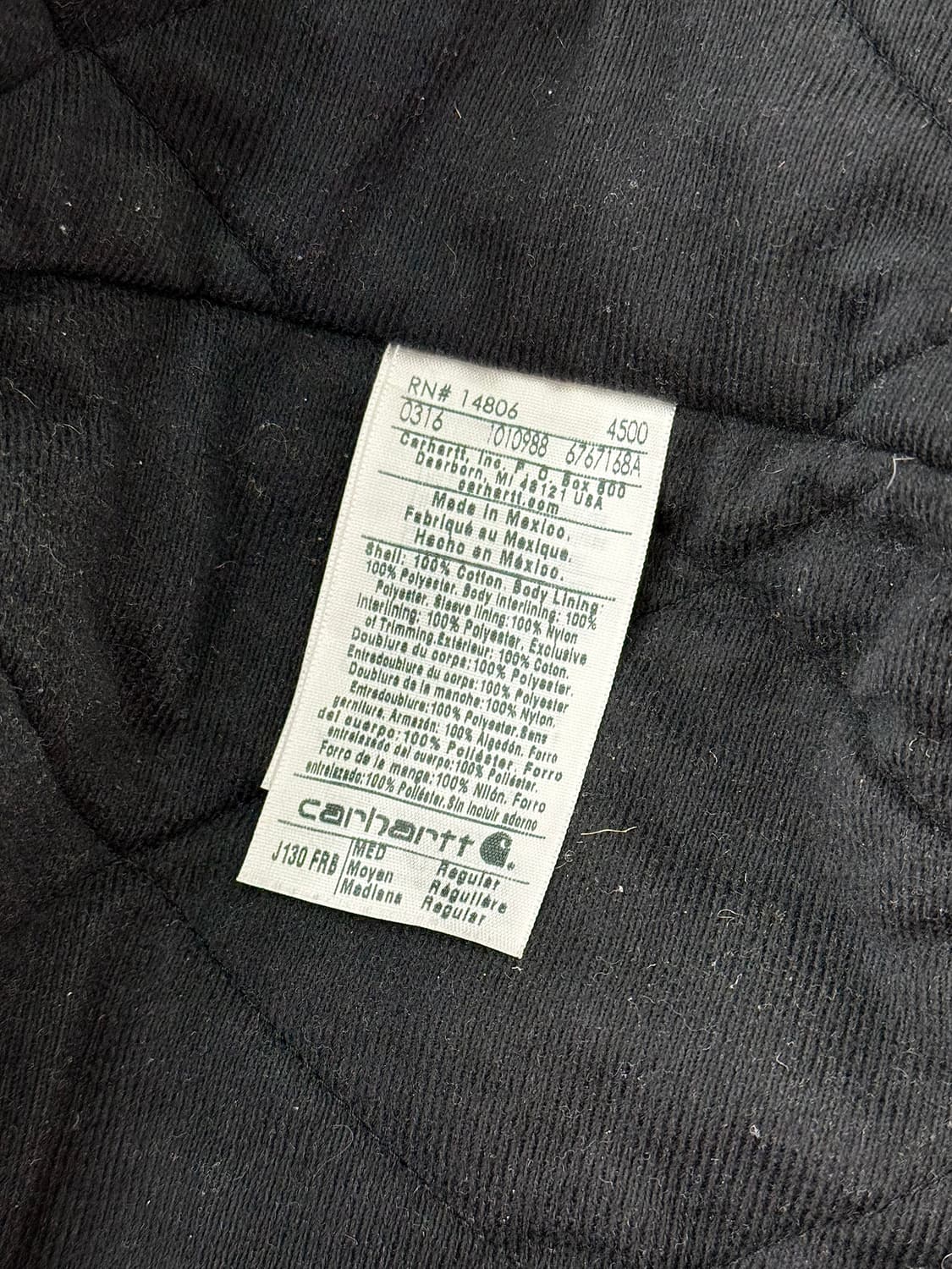 칼하트 브라운 j130 액티브 후디 집업 자켓 상품이미지8