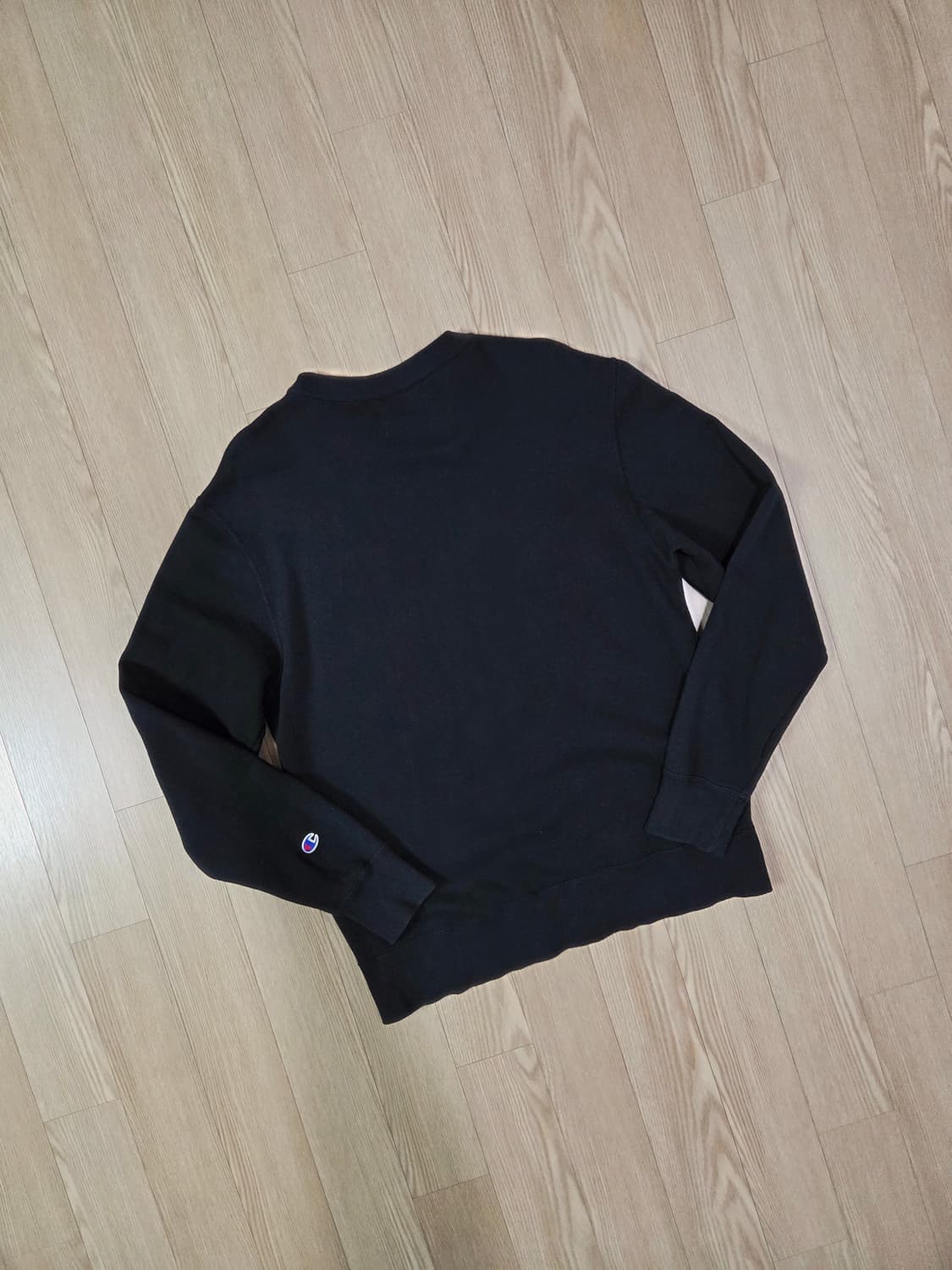 챔피온 러기드 블랙 맨투맨 티셔츠 상품이미지6