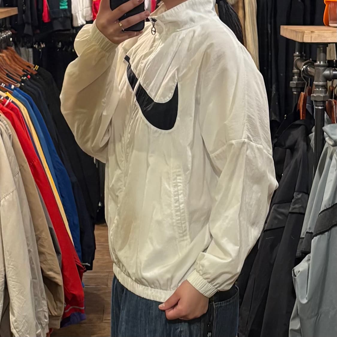 [HI] Nike 나이키 바람막이 화이트 상품이미지3