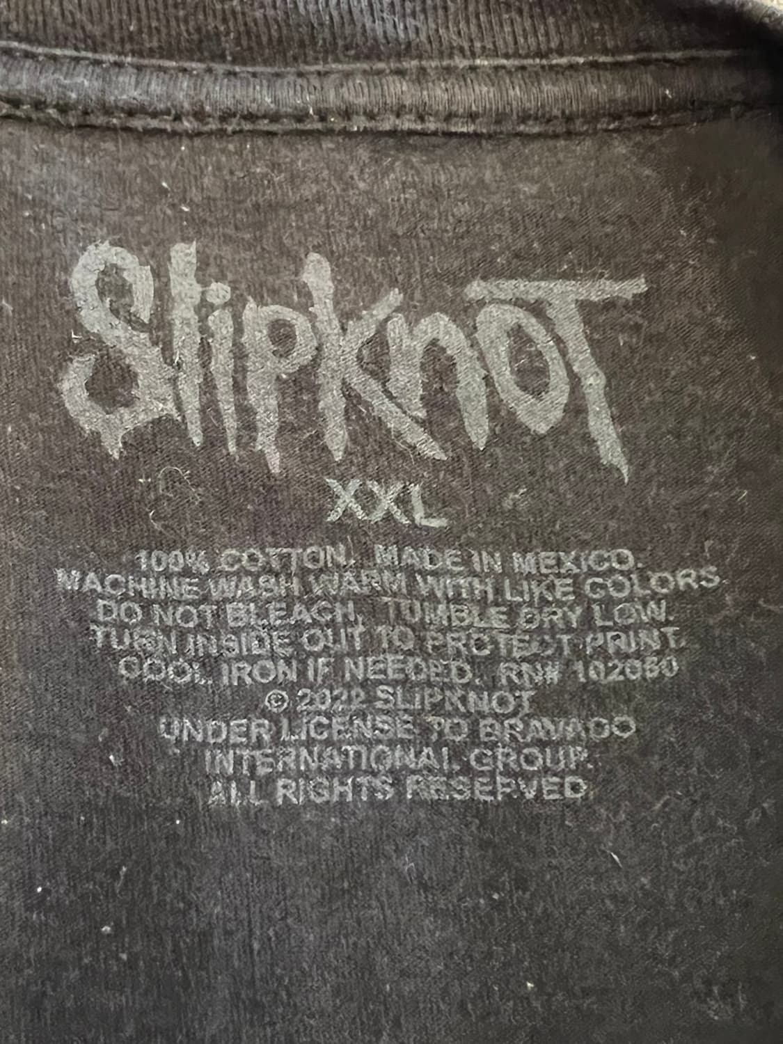 [2XL] 슬립낫 머천 반팔 티셔츠 Slipknot 상품이미지6