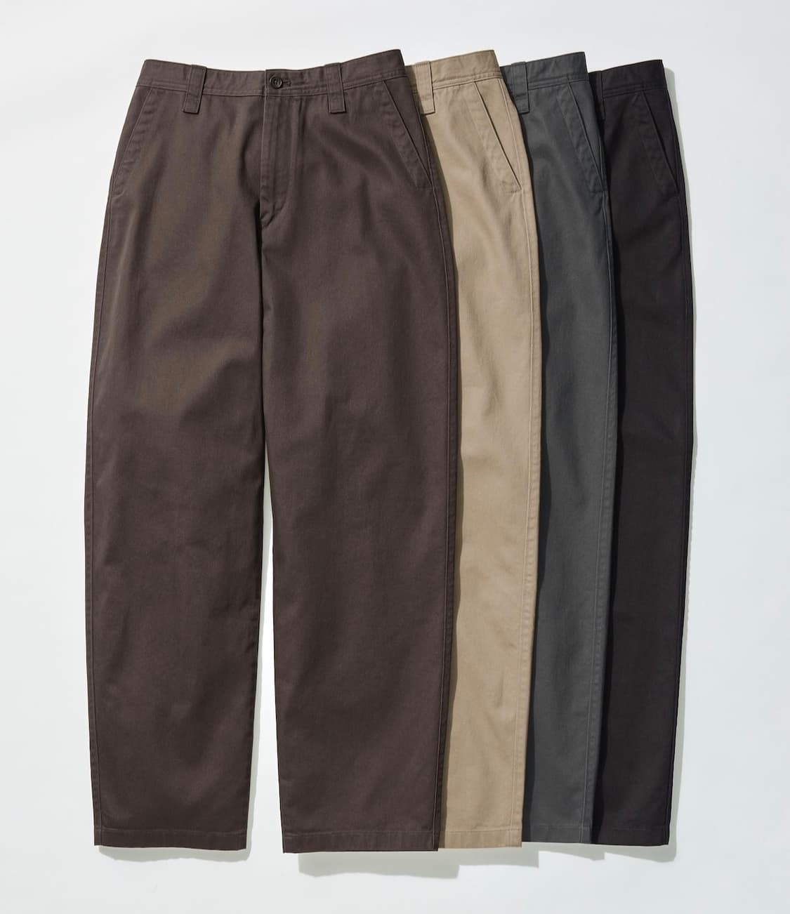 73사이즈/사이즈표첨부) 유니클로 U  와이드핏 치노팬츠 - 딥브라운 상품이미지1