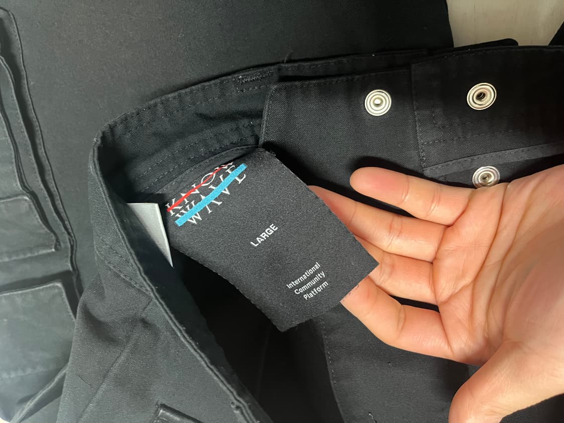 노우웨이브 멀티 포켓 카고 팬츠 KNP019m(BLACK) L사이즈 상품이미지2