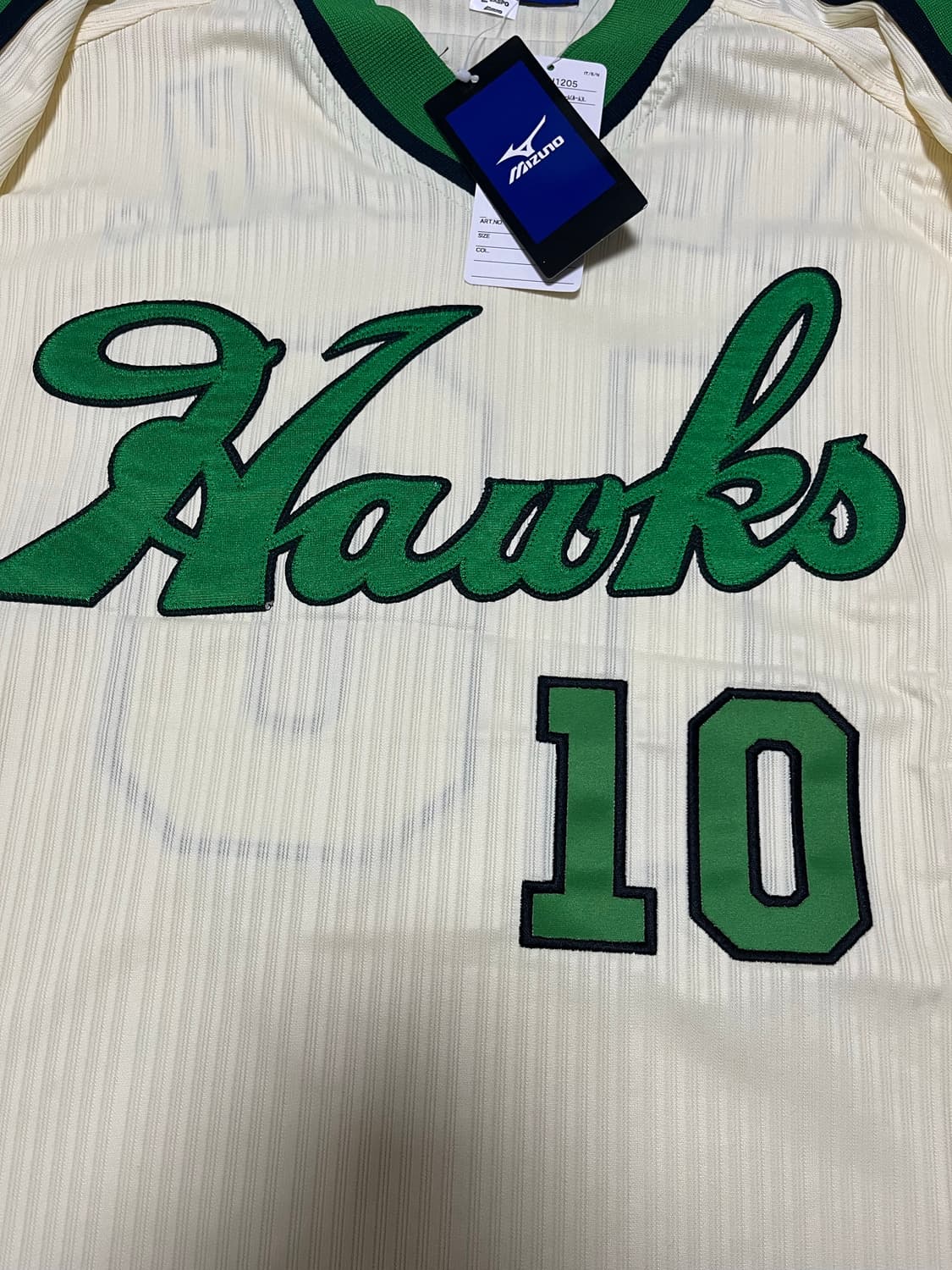 미즈노 이대호 소프트뱅크 호크스 난카이 메모리얼 유니폼 상품이미지3