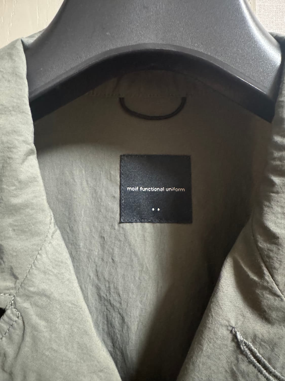 [2]모이프 유니폼 자켓 세이지 그레이 상품이미지3
