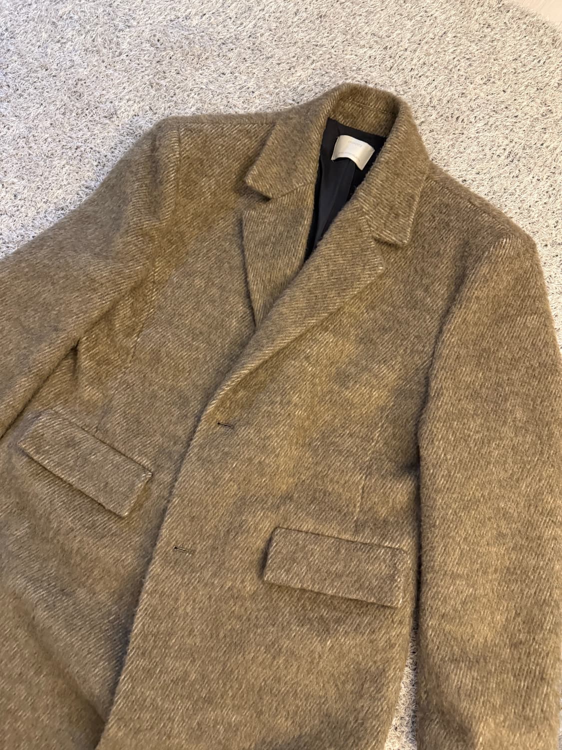 아모멘토 헤어리 롱코트 M 상품이미지1