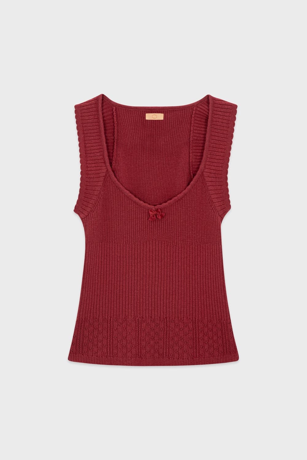 시눈 Scallop Punching Knit Sleeveless 상품이미지6