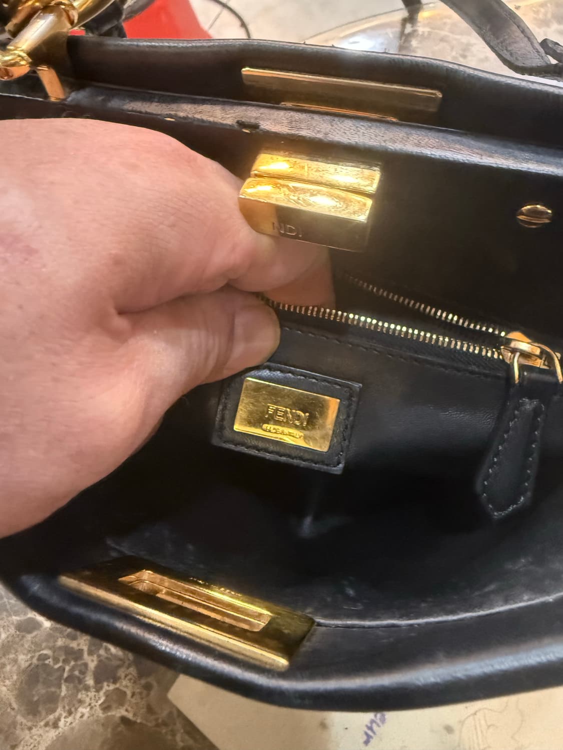 정품 페니 피카부 미니 2way백 팝니다 상품이미지7