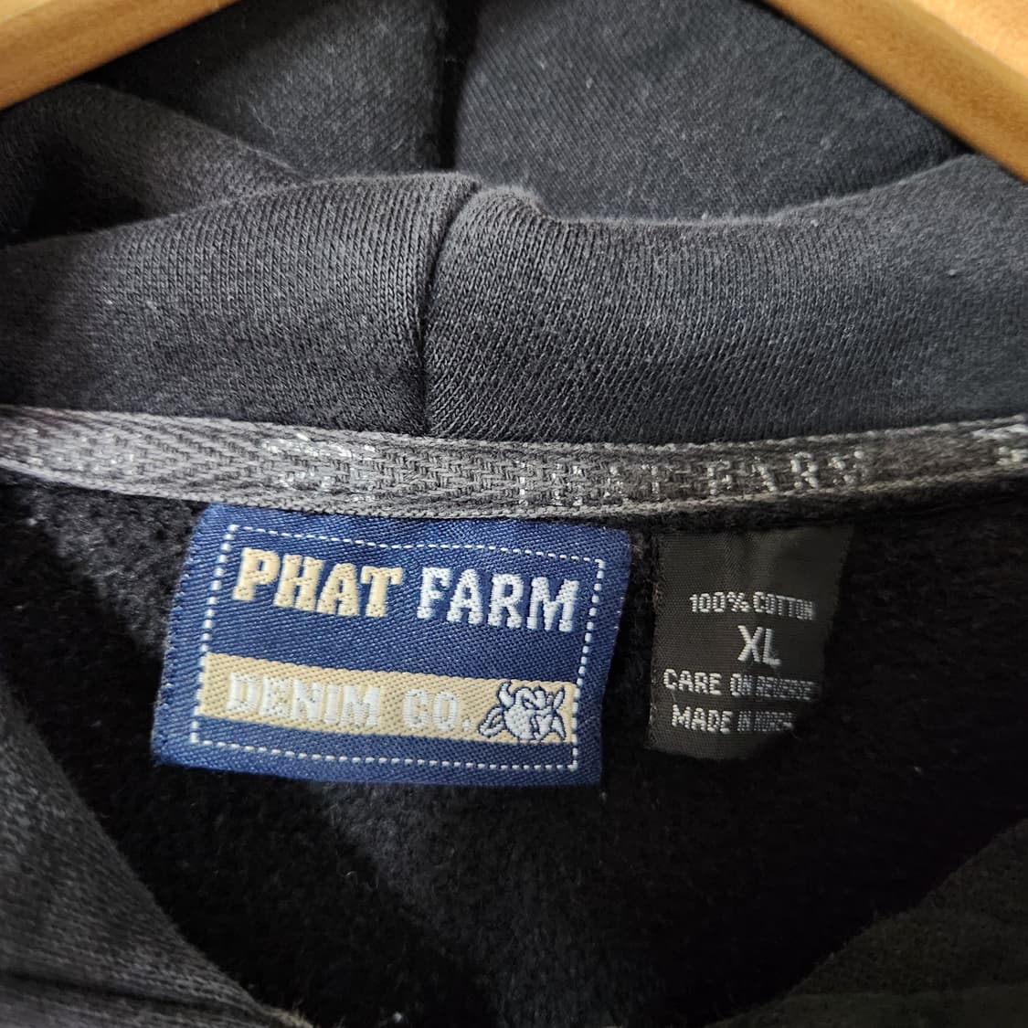 H176 [XL] 팻팜 Phat Farm 올드스쿨 후드 집업 상품이미지4