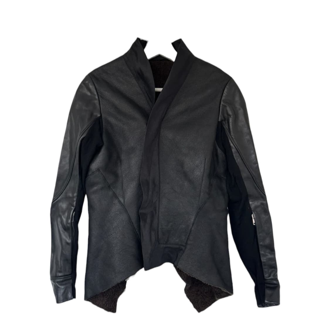 릭오웬스 하이넥 시어링 무스탕 자켓 상품이미지1