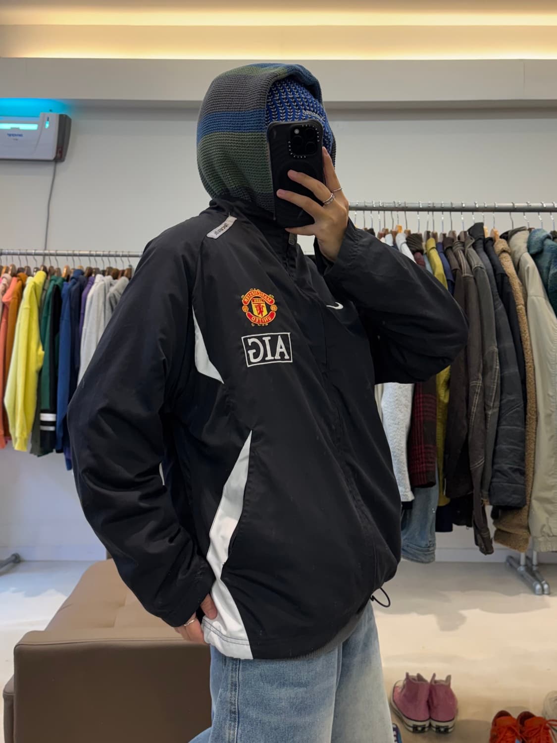 07/08 나이키 맨체스터 유나이티드 AIG 바람막이 상품이미지7