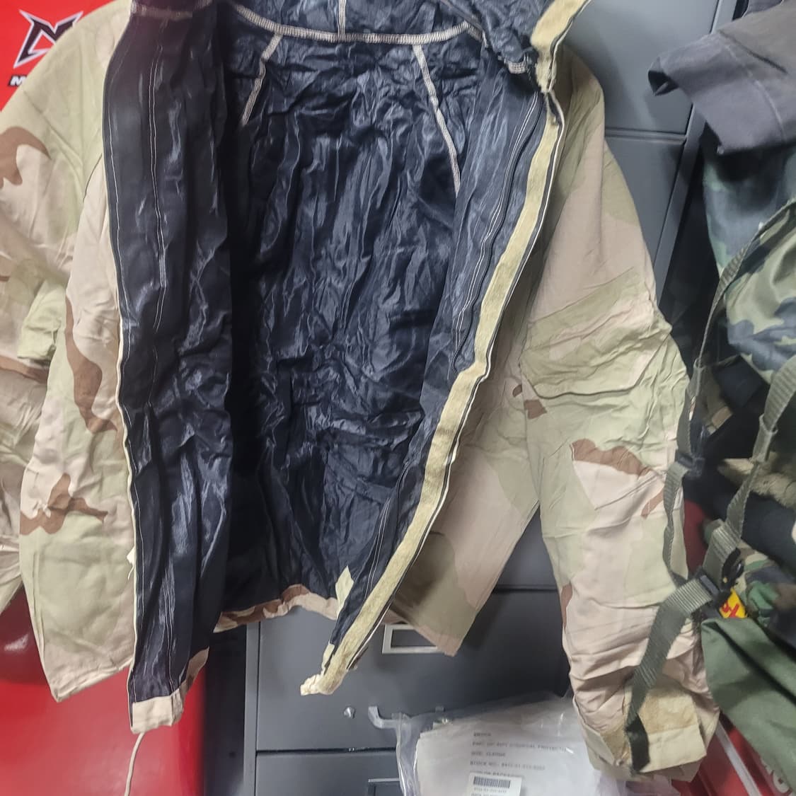 미군 사막삼색 가스복 야상 상품이미지4