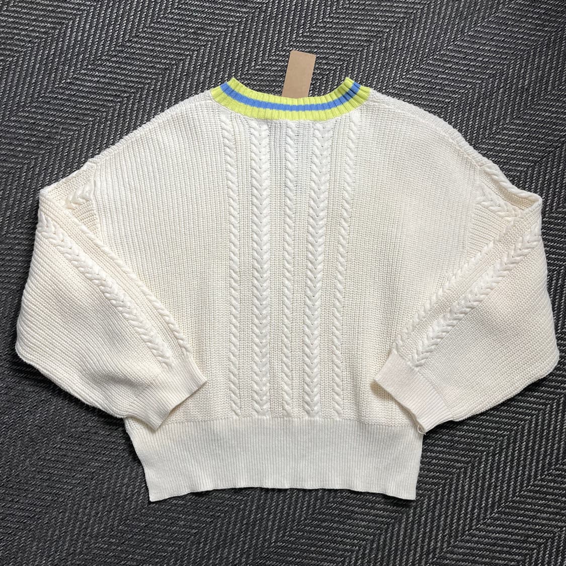 쥬시쥬디 케이블 아이보리 스웨터 니트 o 4565 상품이미지4