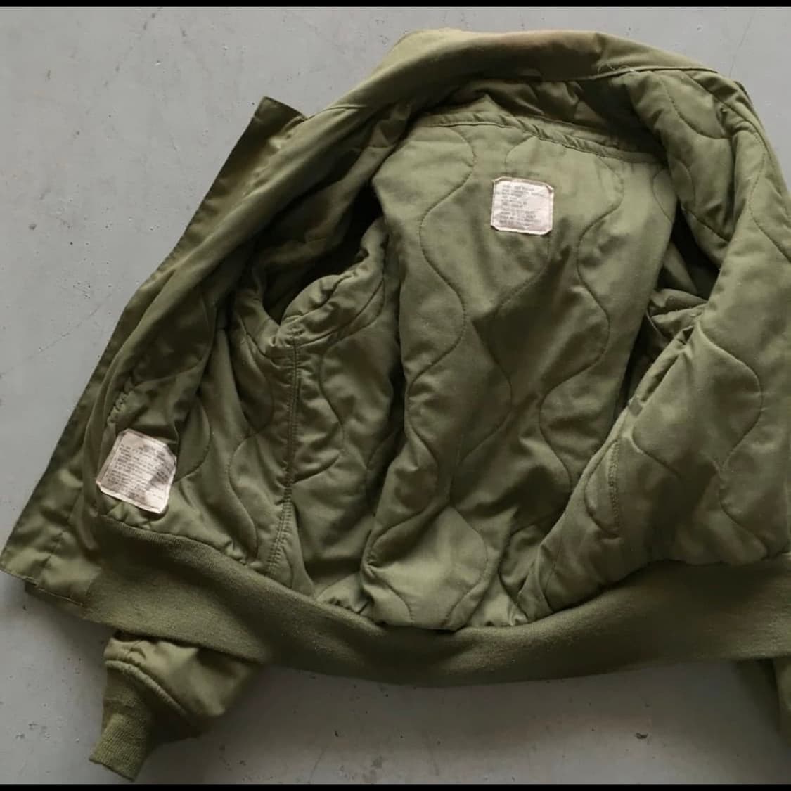 ALPHA INDUSTRIES 80년대 CVC 항공점퍼 상품이미지6