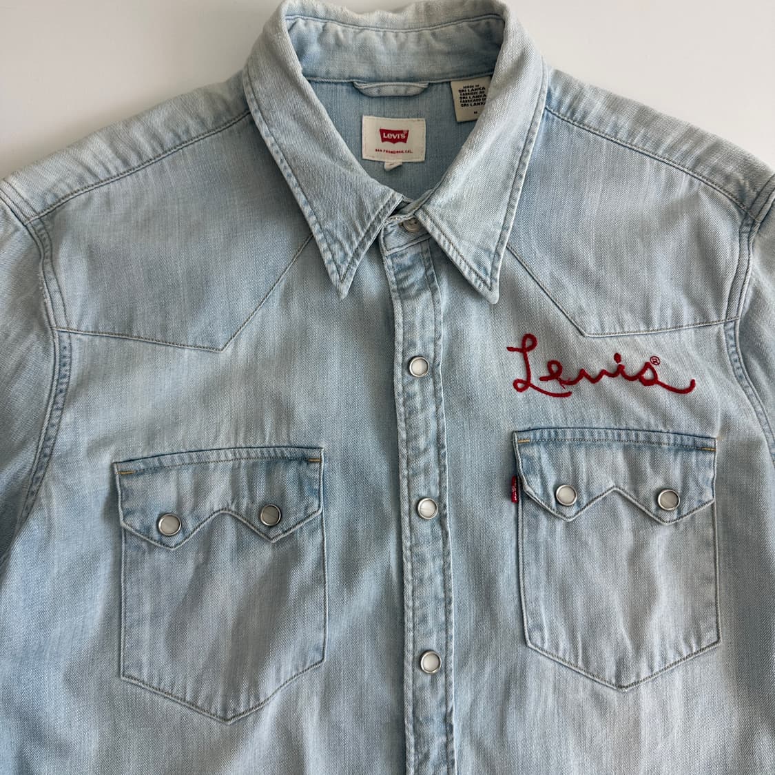 Levi's 자수 스티치 산테페 웨스턴 셔츠 상품이미지3