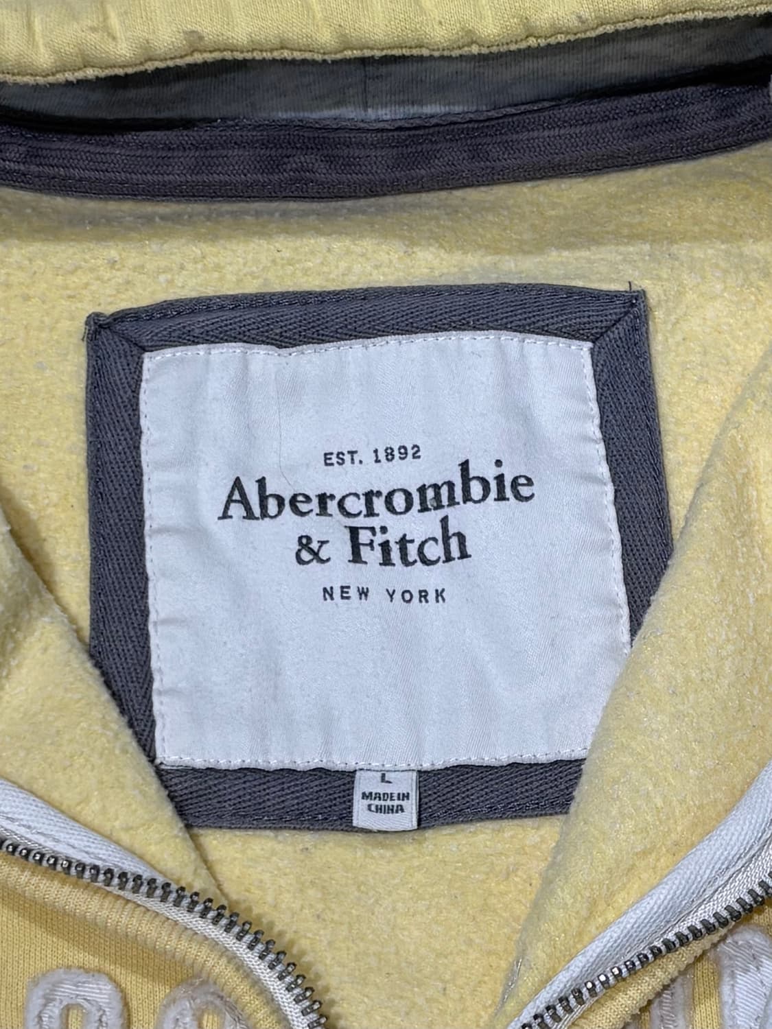 아베크롬비 레몬 투웨이 빅로고 후드집업 상품이미지8