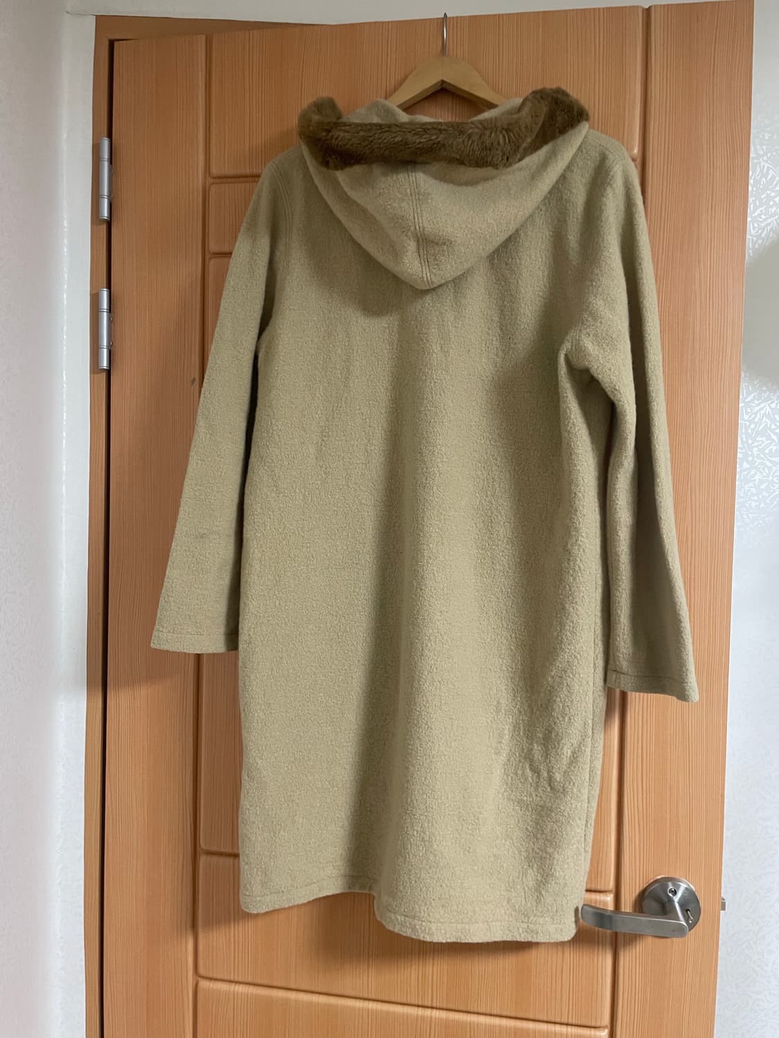 Y2k 일본 빈티지 100%울 떡볶이 더플 코트 상품이미지5