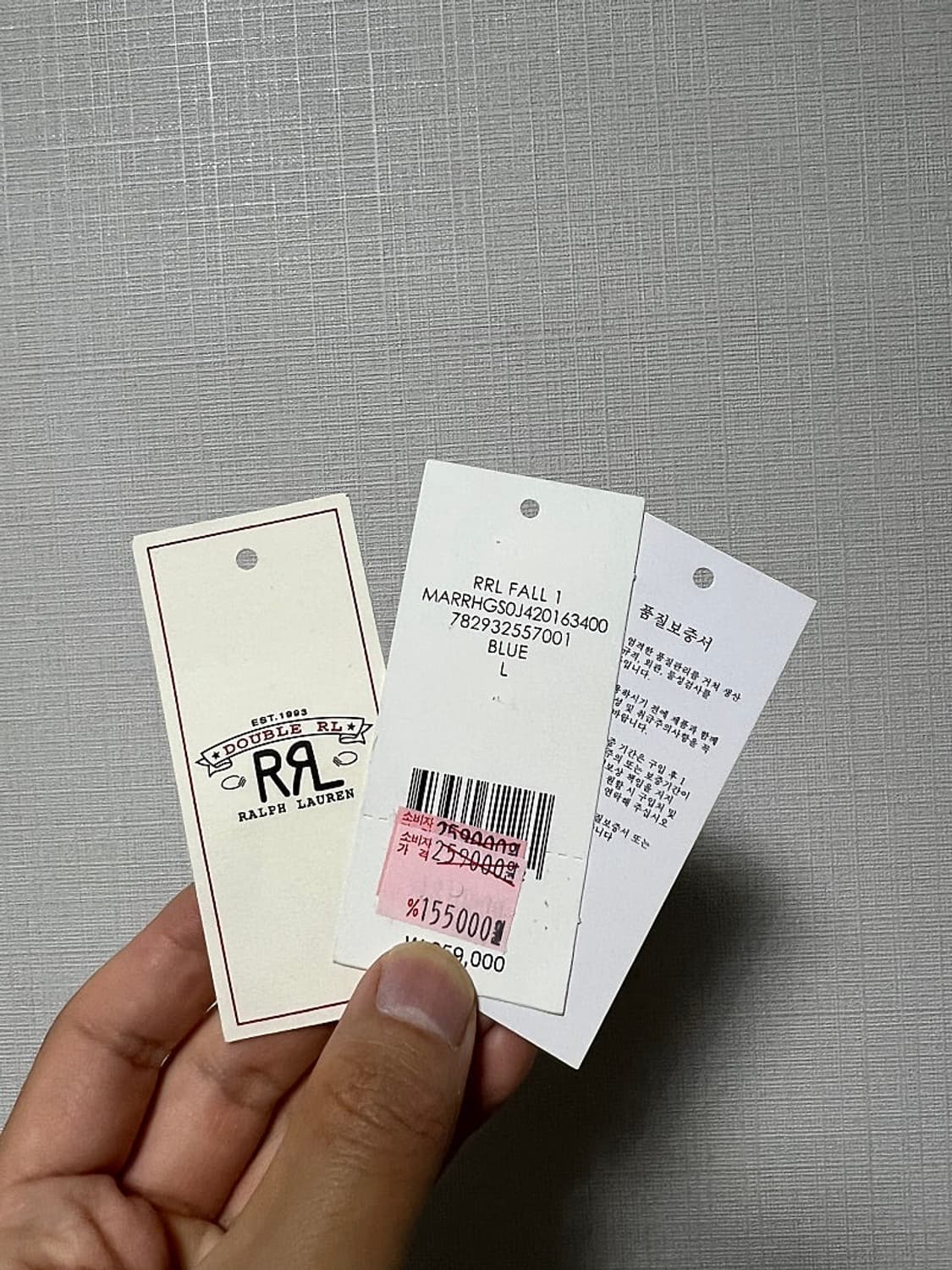 RRL 인디고 도트 스트라이프 데님 서비스캡 L 상품이미지8