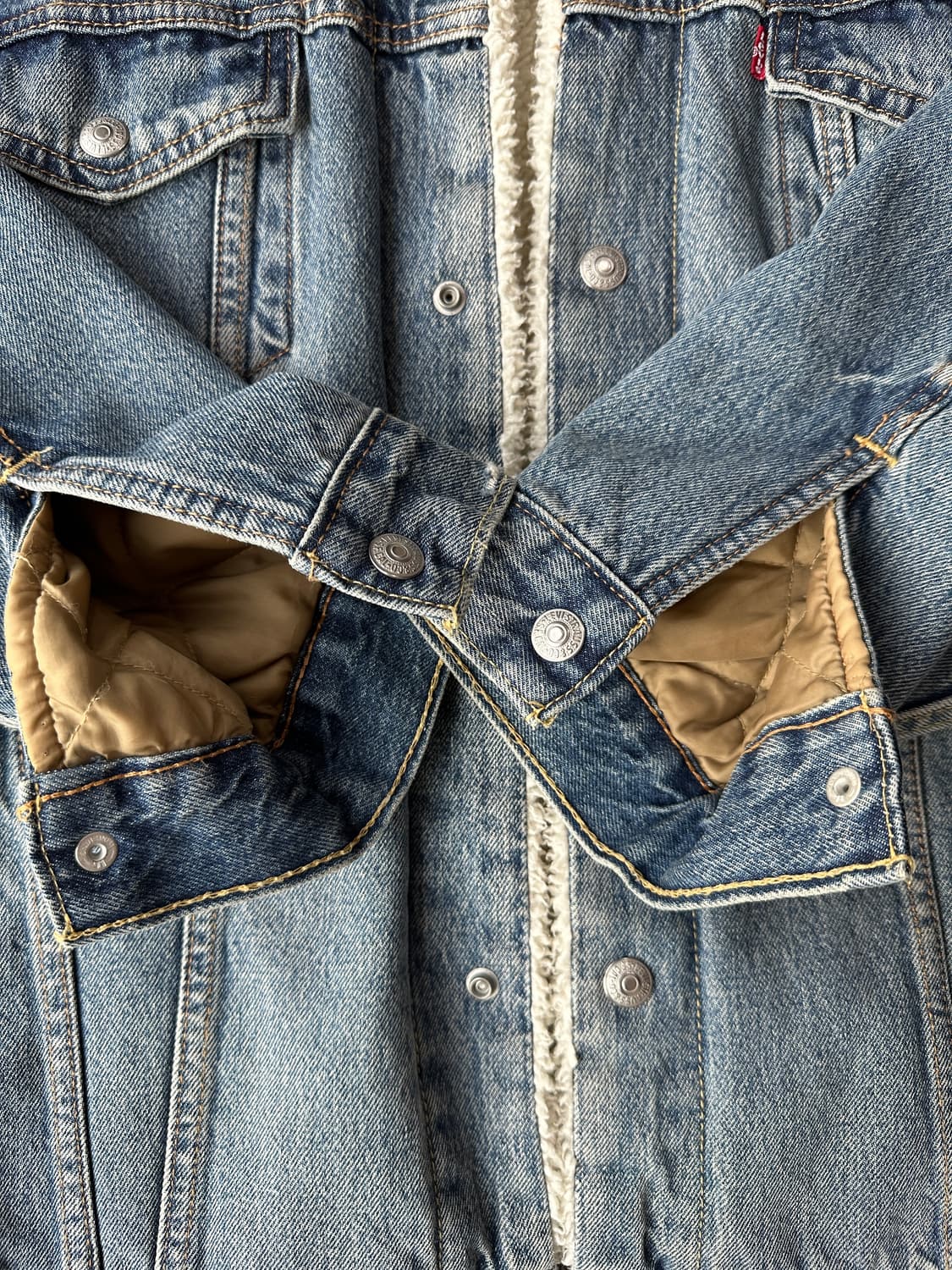 리바이스 쉐르파 트러커 데님자켓 XL 상품이미지9