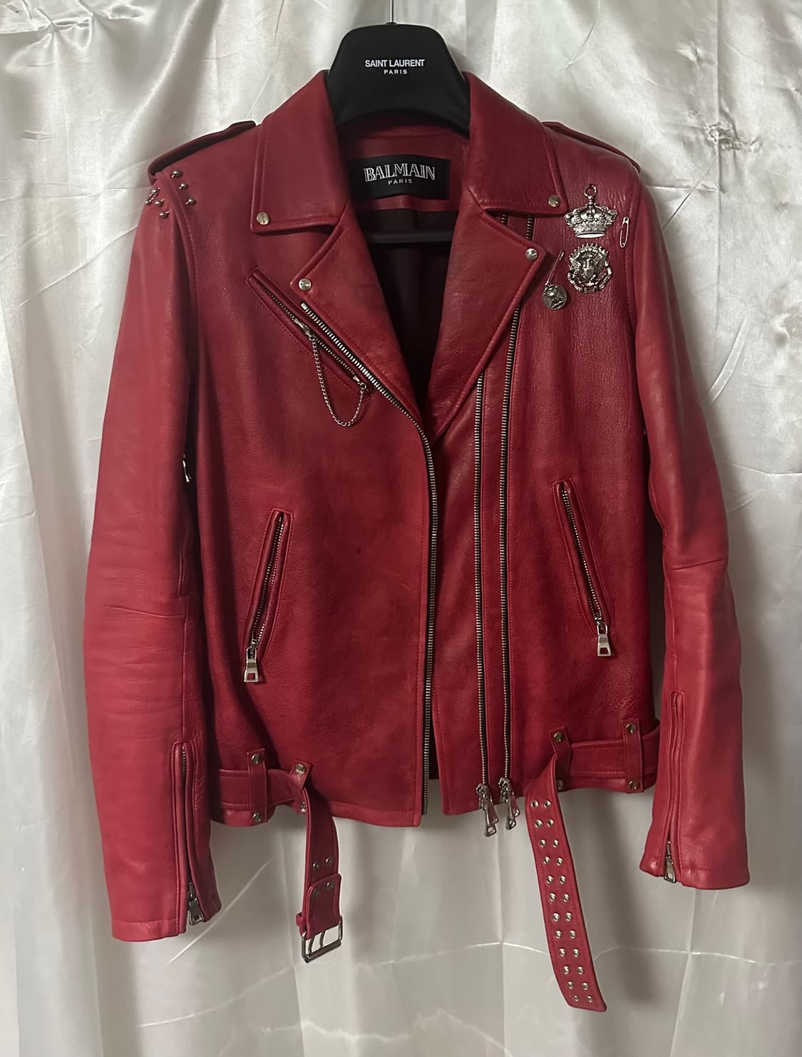 발망 SS11 세이프티핀 레더 자켓 상품이미지3