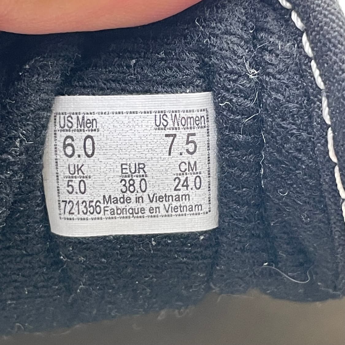 반스 블랙 올드스쿨 여성 스니커즈 240 상품이미지8