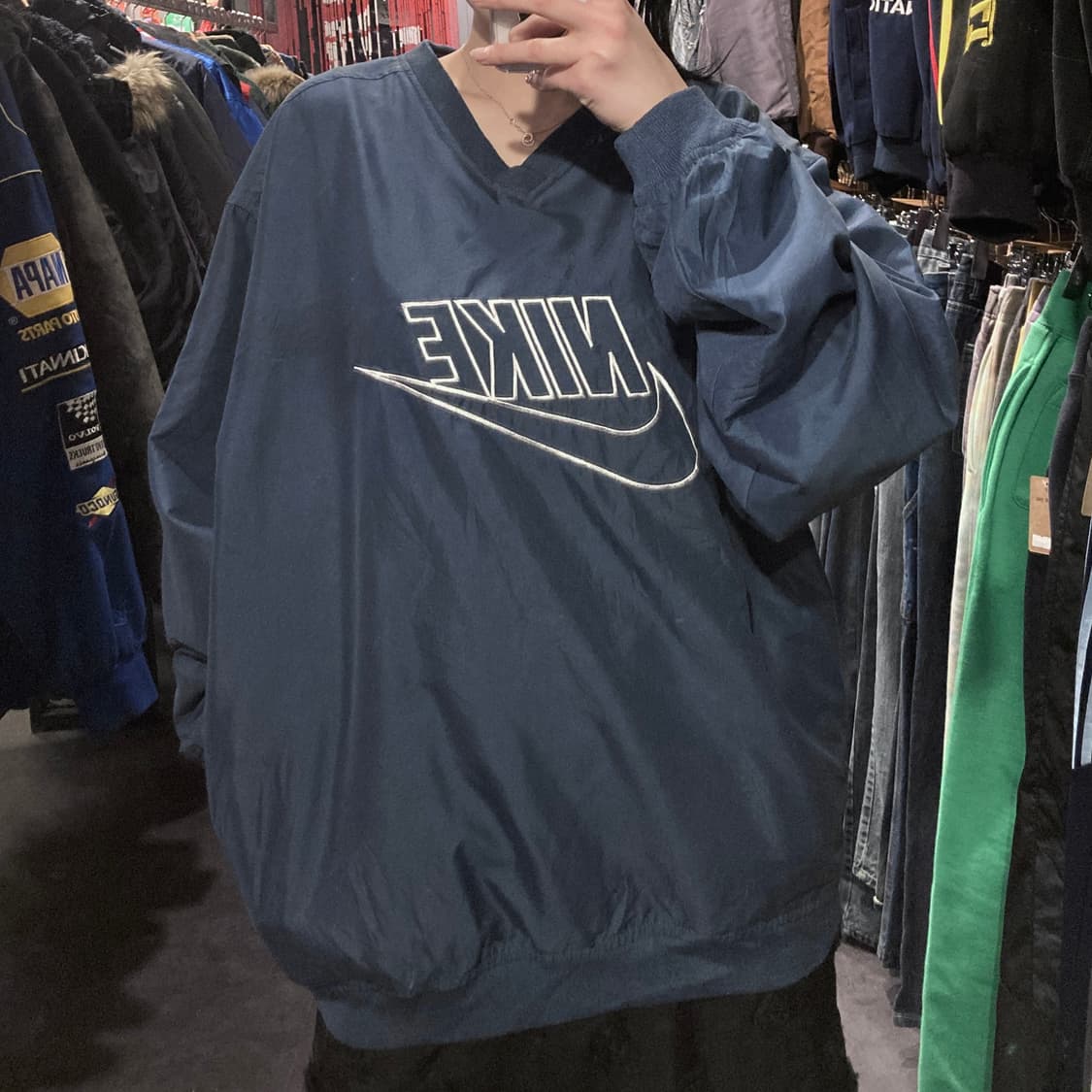  [IM] Nike 나이키 빅로고 웜업 블루 상품이미지3