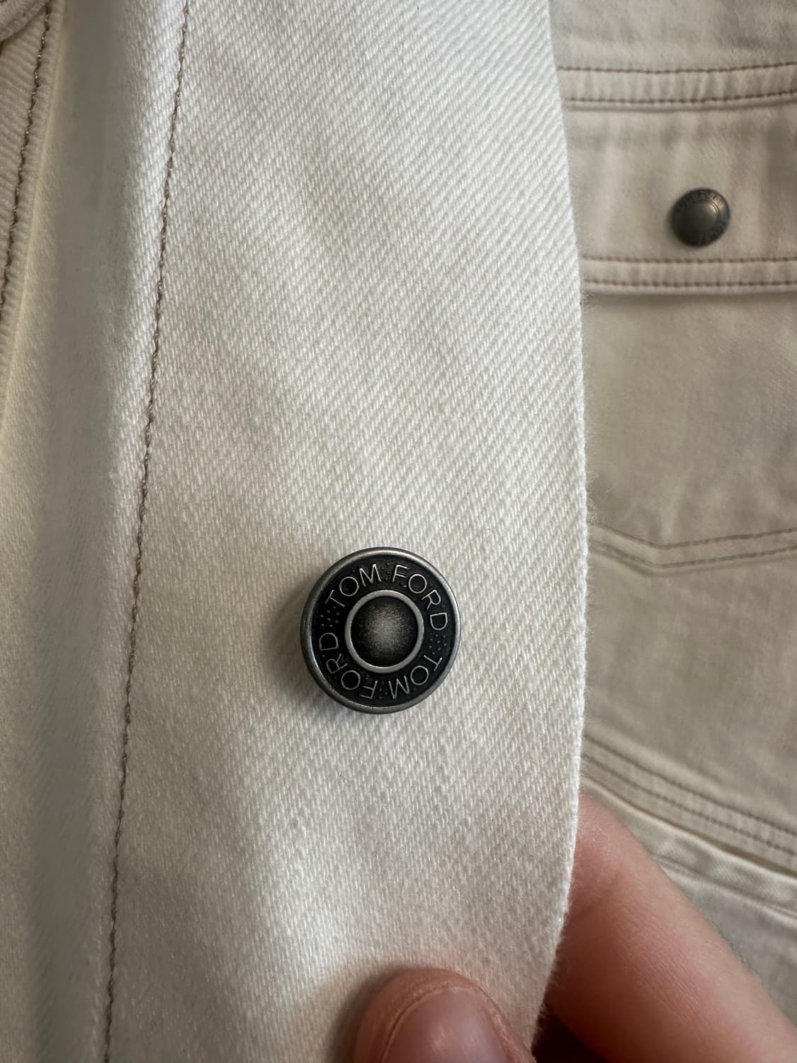 Tomford 톰포드 화이트 데님 자켓 상품이미지3