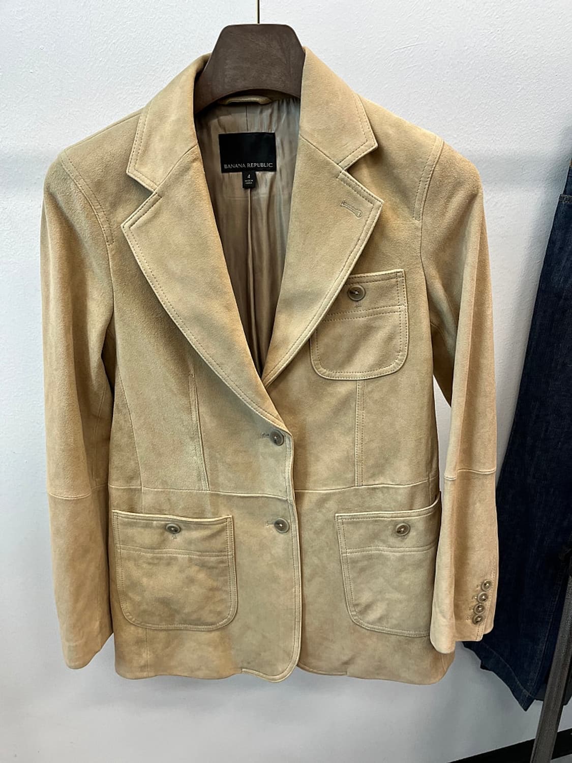 여) 바나나리퍼블릭 신형 스웨이드 블레이져  상품이미지2