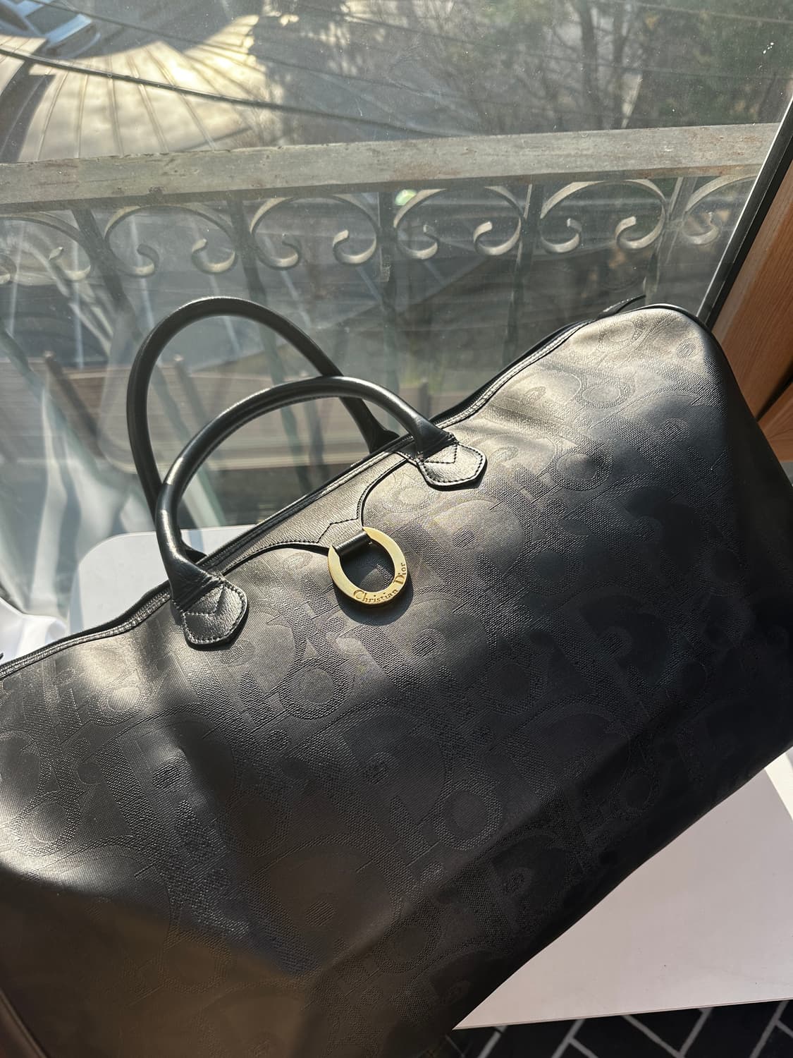 크리스찬 디올 트로터 패턴 보스턴백 상품이미지8