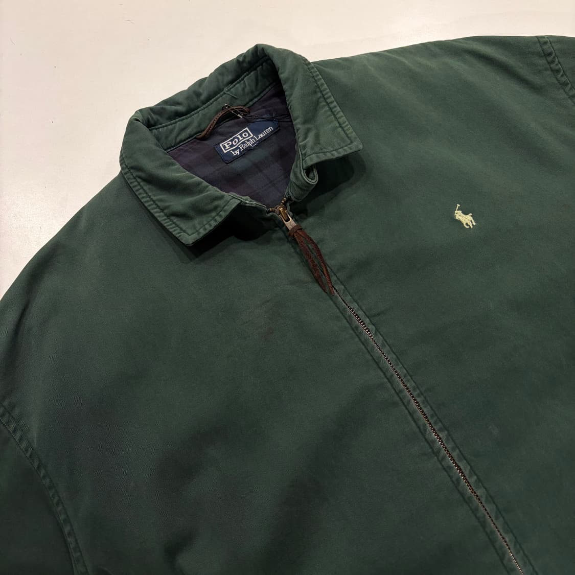 폴로 랄프로렌 바라쿠타 블루종 그린 점퍼 집업 자켓 D722 상품이미지3