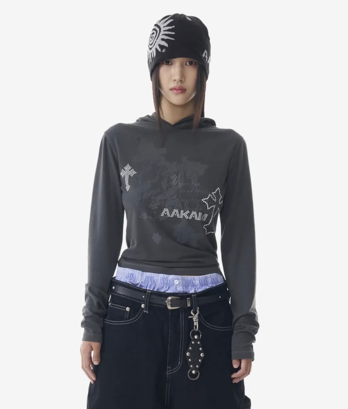 아캄 롱슬리브 다크그레이 상품이미지1