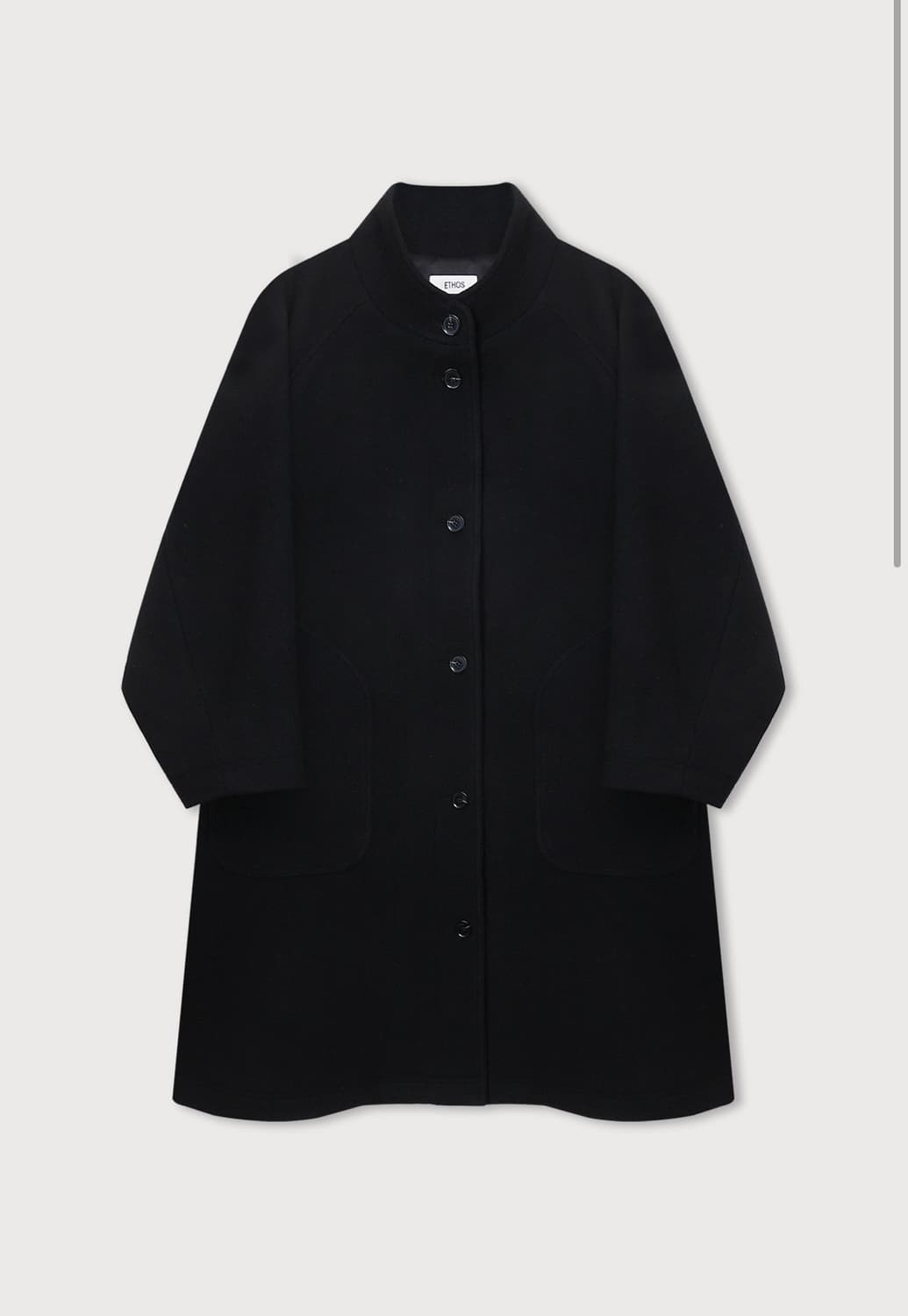 에토스 ETHOS 듀벳 코트 블랙 상품이미지2