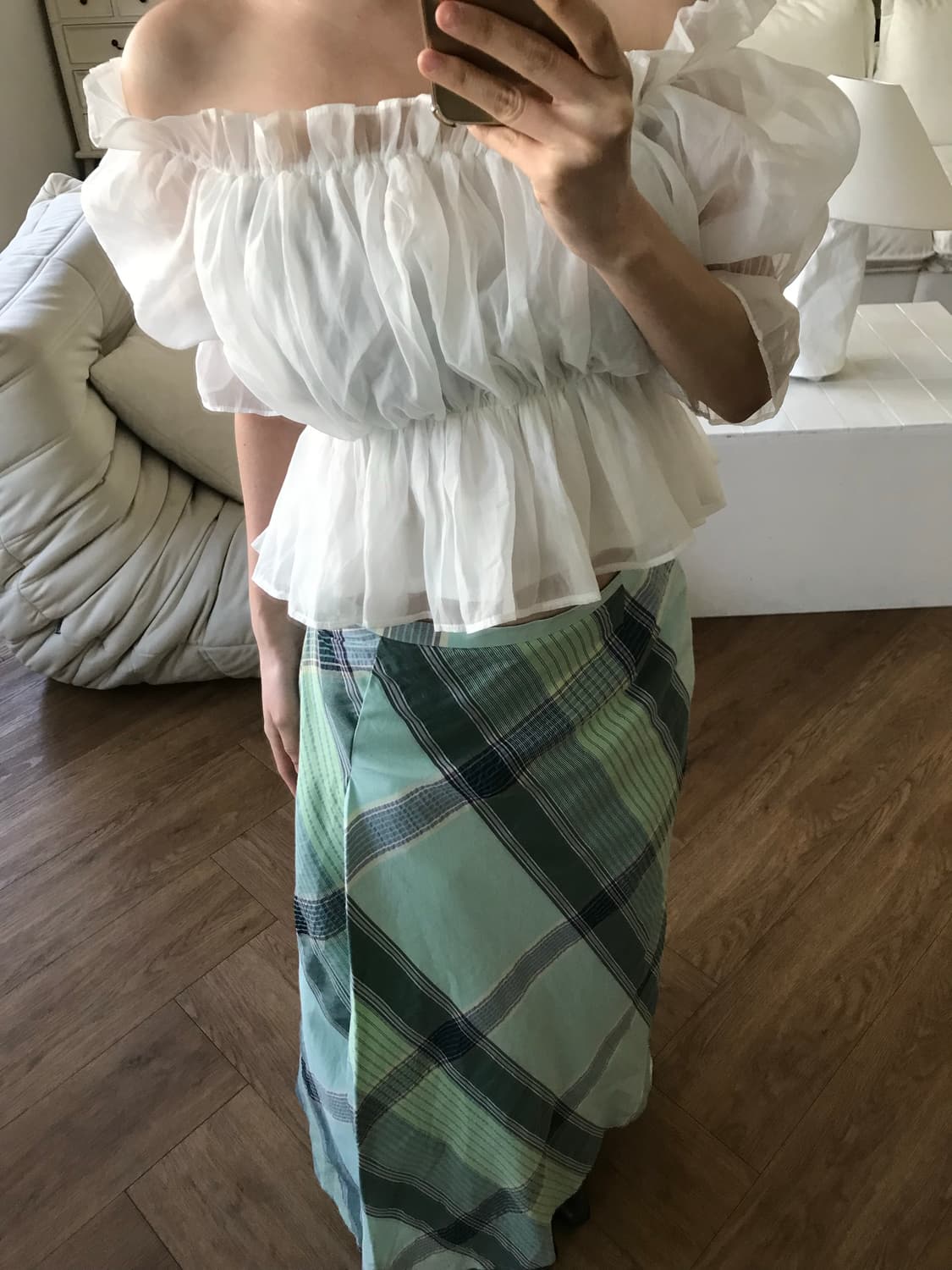 vintage puff blouse 상품이미지3