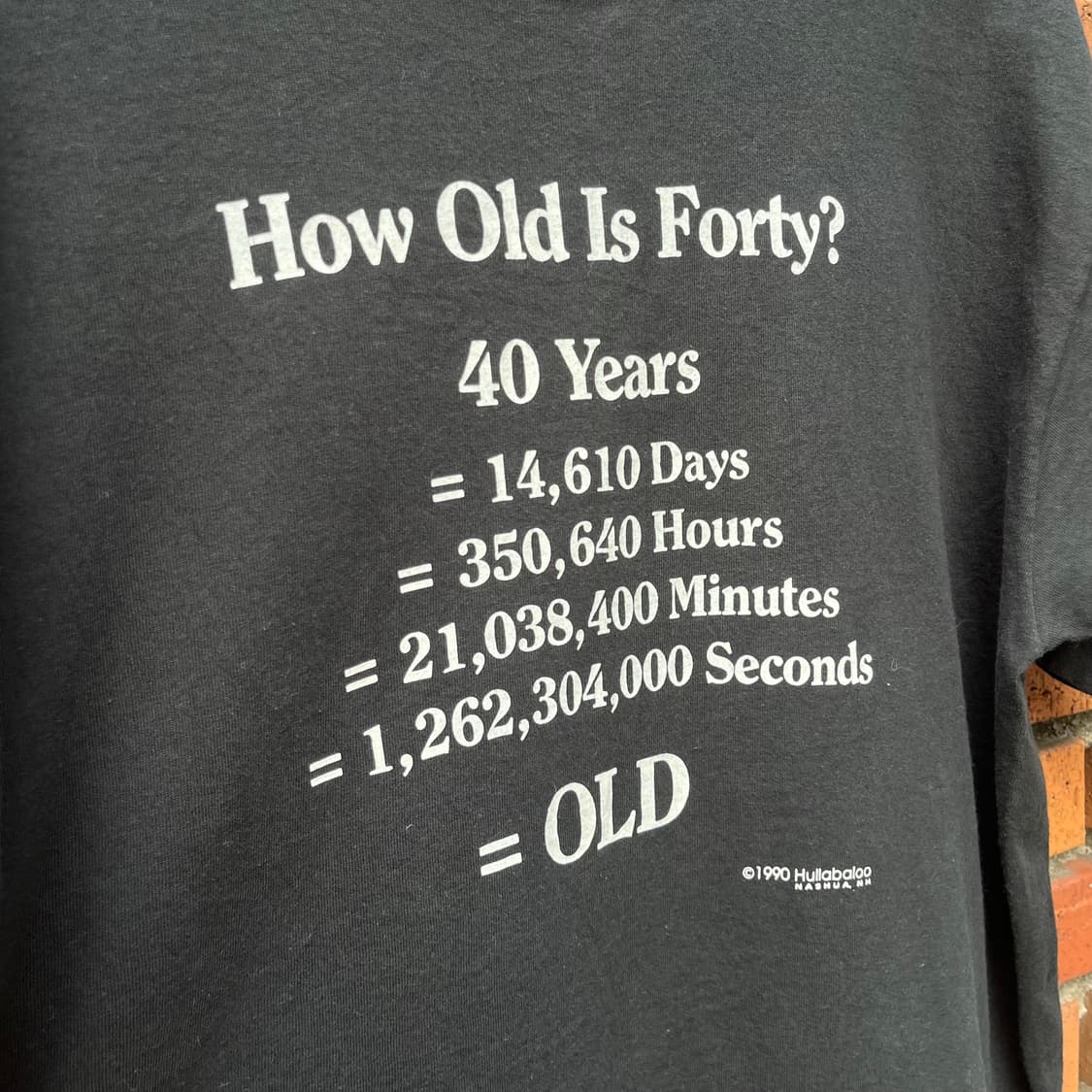 90s 빈티지 포티 레터링 티셔츠 (105) 상품이미지2