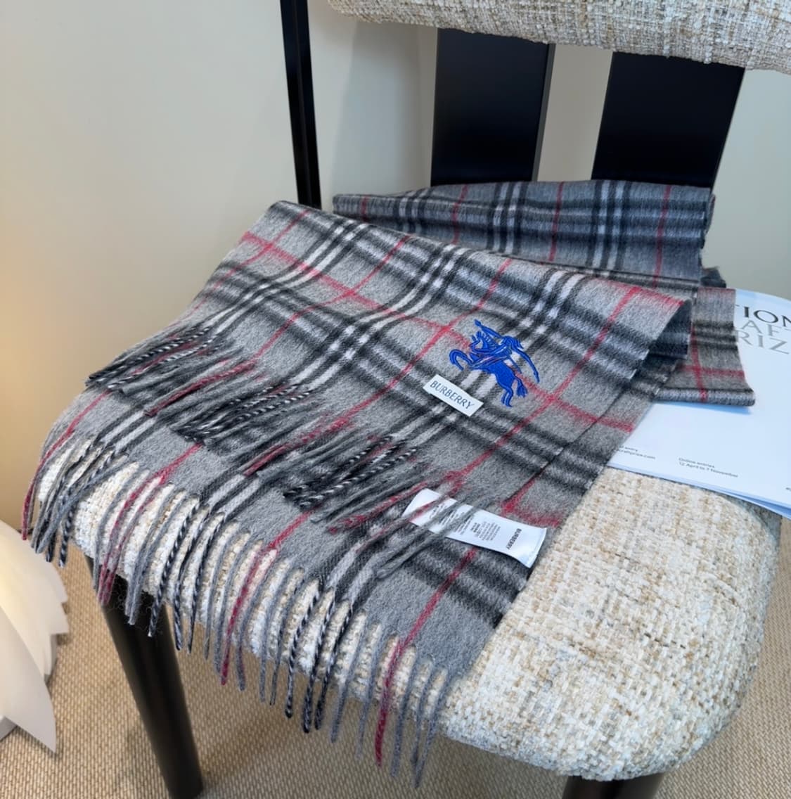 버버리 양면 머플러 램스울 100% 추동 단품
 상품이미지3