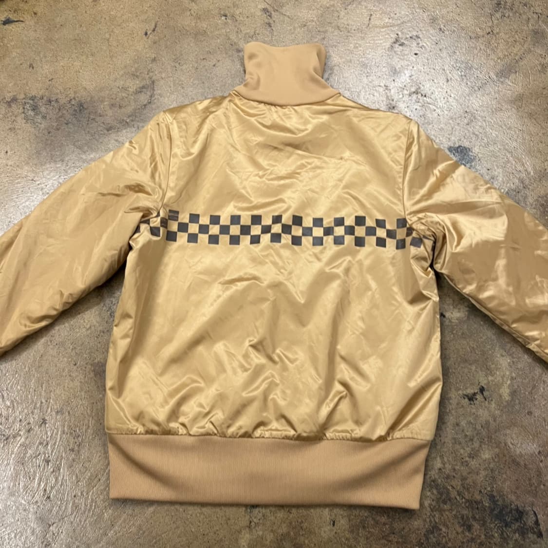 [정품/90] 아디다스 체크 패턴 골드 져지 트랙탑 b14 상품이미지4