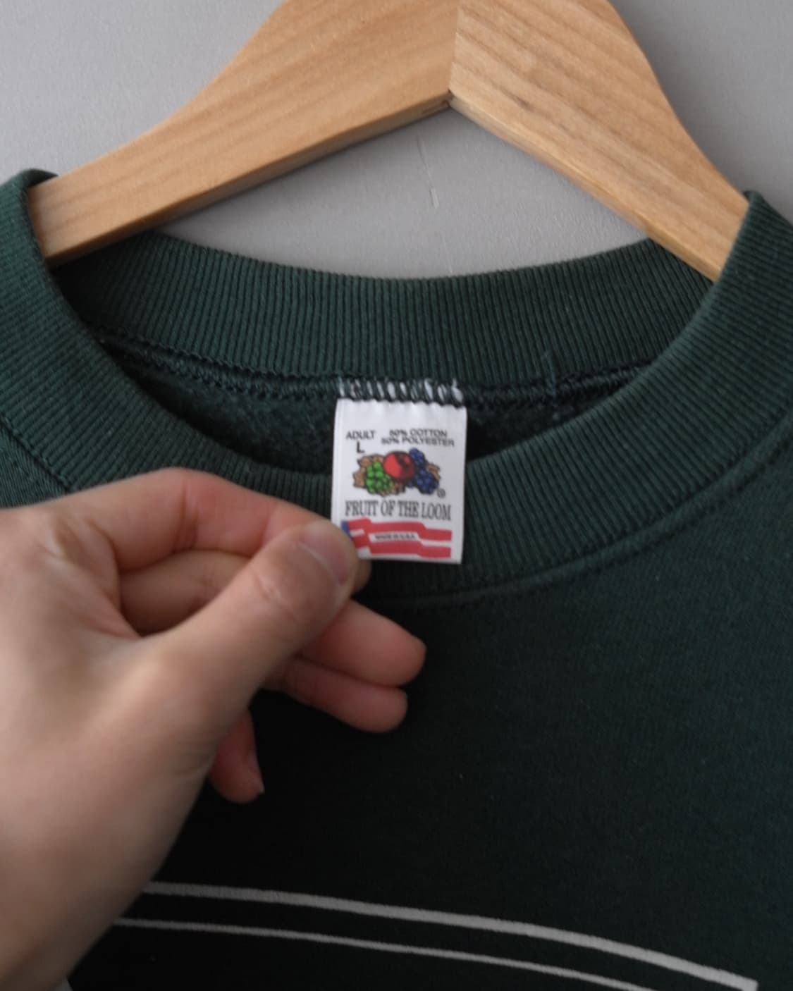 90s Fruit of the loom made in u.s.a 상품이미지4