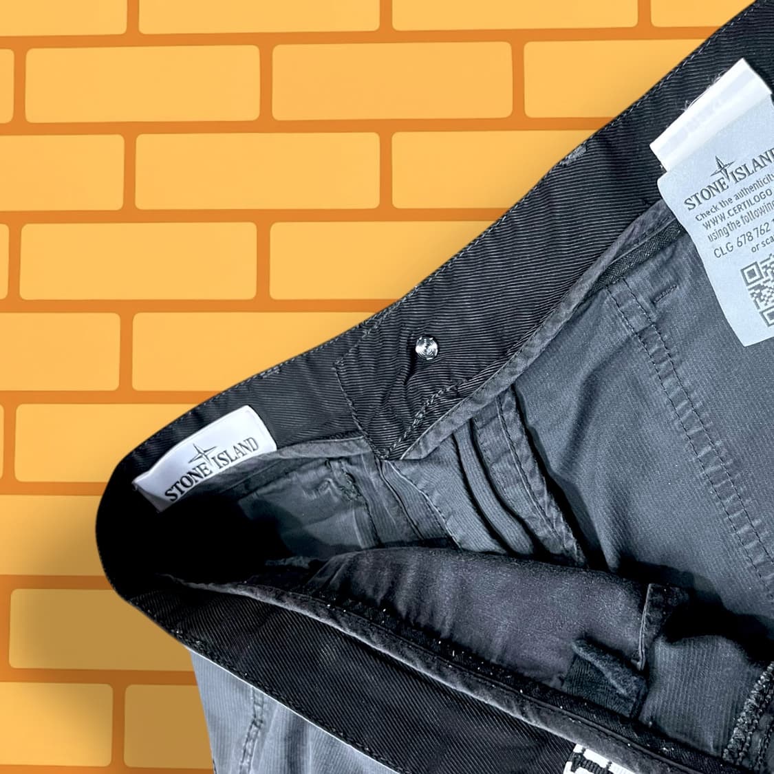 스톤아일랜드 Type SL 그레이 코튼 팬츠 (34) 상품이미지9