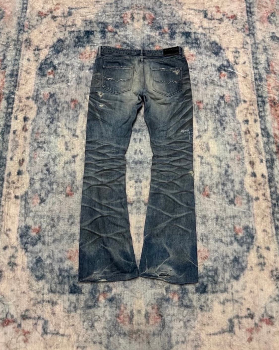 Fuga O0s archive whisker boot cut denim 상품이미지5