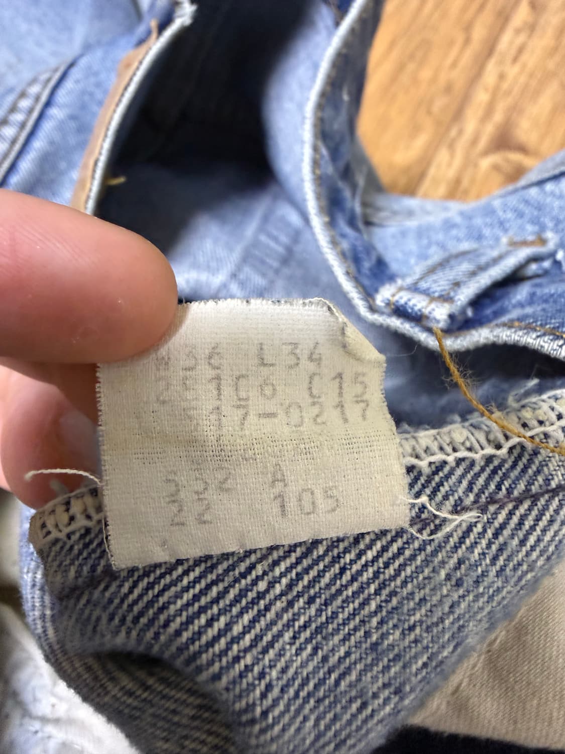 80s 리바이스 517 연청 상품이미지6