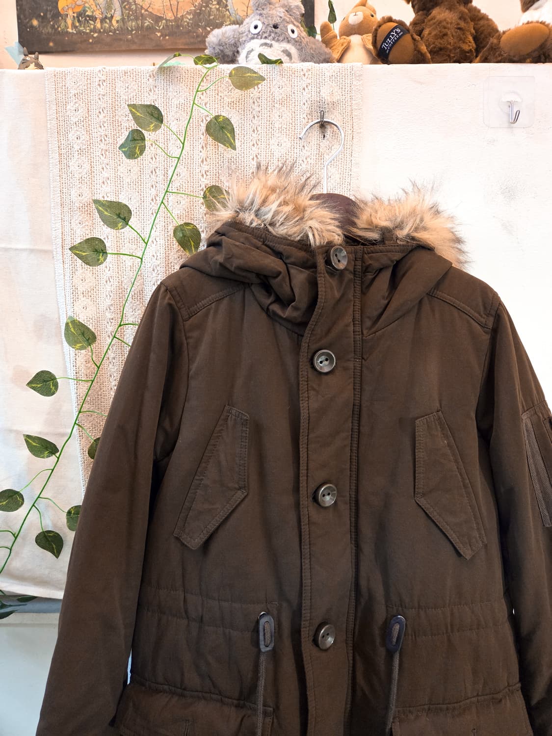 초코브라운 야상 점퍼 상품이미지2